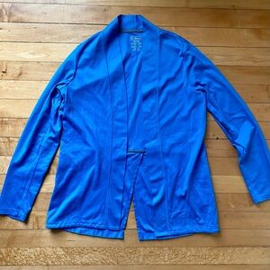 L.L. Bean Blue Open Front Cardigan - Women’s size XS